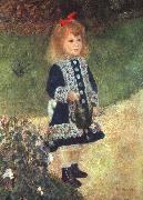 Pierre Renoir Girl and Watering Can oil painting